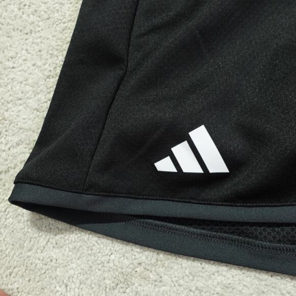 NWT Adidas Womens Club Tennis Skirt Mid-Rise Elastic Waist Stretch Black Size XL - Picture 9 of 9